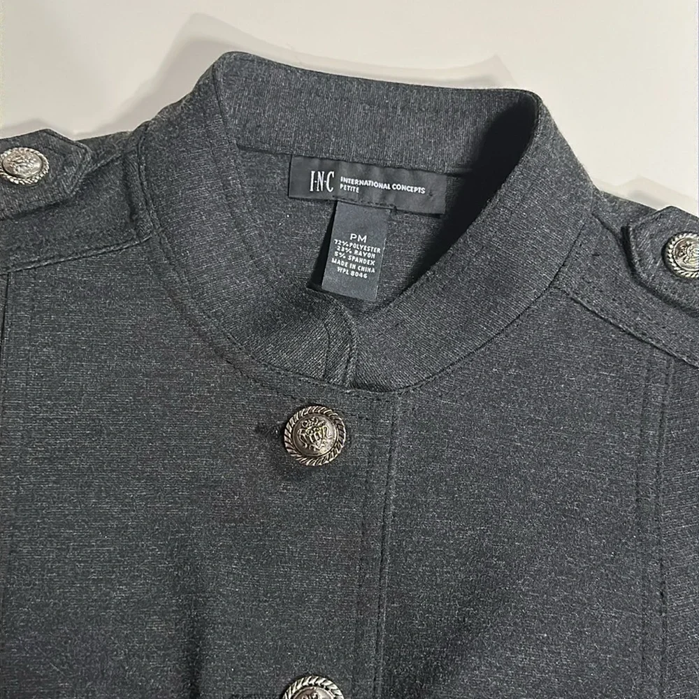INC Gray Utility Jacket - Picture 2 of 9